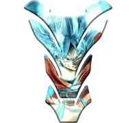 Tank Pad Motorcycle Wire Pattern Tank Protector Compatible Polymer Goku Dragon Ball Super,