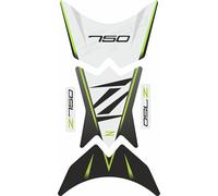 Tank Pad Tank Pad Motorcycle Tank Protector - 3D Motorcycle Tank Sticker Compatible with Moto Kawasaki Kawa Z750 Z 750 Grey/Green/Black - 21 x 12 cm Plus Gift