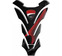 Tank Pad Tank Pad Tank Protector 3D Carbon Moto Tank Protector Compatible with Ducati - 20 x 13 cm