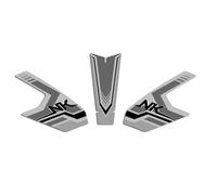 Tank Pads Motorcycle Sticker Side Fuel Tank Pad for CFMOTO 250NK 250 NK 2021 Gas Tank Stickers Decal Oil Cover Pad Protector Set Side Decals(Titanium)