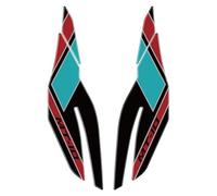 Tank Pads Motorcycle Sticker Side Rear Fairing Protector Pad for Y&amaha MT10 MT-10 MT-10SP 2022-2025 Gel Paint Protection Decal Kit Side Decals(RED)