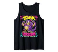 Tank Possum Armadillo Loud 90s Lowbrow Animal Humor Tank Top