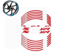 Tank Protector 17 Inch Motorcycle Rim Stripe Decals for BMW S1000XR S1000 XR 2022 Wheel Reflective Stickers Decoration(Black- Silver)