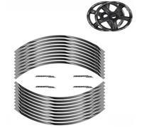 Tank Protector Motorbike Stickers Accessories for H-ONDA CBR1000RR CBR1000 CBR 1000RR Motorcycle Wheel Reflective Rim Tape Decals(Grey)