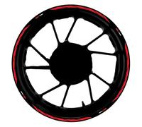 Tank Protector Motorcycle 17" Rim Decal Stripe Tape Accessories for Suzuki SV650S SV650 S Reflective Wheel Sticker Decoration(Black- Silver)