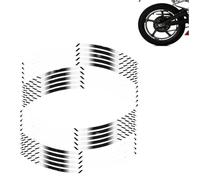 Tank Protector Motorcycle Sticker Wheel Hub Decoration for Ducati Monster 600 620 696 750 900 937 1100 Rim Stripe Reflective Decal Accessories(White)
