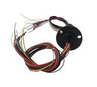 Tank slip ring, aircraft model, car model slip ring 4 channels 10A + 12 channels 2A household fire detection alarm(2-way 10A+8-way 2A)