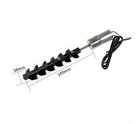 Tank Stirring Stirrer for White Ink Mixing, 24V Motor Agitator with Adjustable Length & Curved Fan Blades, for 1L/1.2L/1.5L Ink Cartridges for UV Flatbed and Inkjet Printers(D)