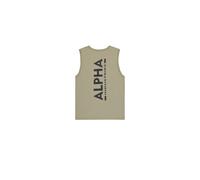 Alpha Industries Backprint Tank Tanks for Men Size M - olive/black