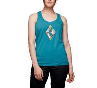 Tank top Black Diamond W Rainbow Diamond Tank (Cerulean Blue)