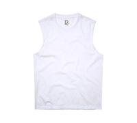 Brandit sleeveless Shirt, white, size 3XL
