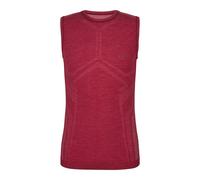 FALKE Men's Wool-Tech Light M S/l Sh Wool Functional Yarn Quick Dry Base Layer Top 1 piece, Red Ruby 8830, S