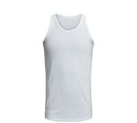 JACK & JONES Men's BASIC TANK TOP 1-2-3 2014 NOOS, White (White C-N100), Medium