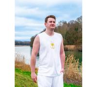 Tank top Les Poulettes Fitness Family Blanc S