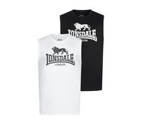 Tank top Lonsdale Regular Fit Rolleston (x2) Noir XL