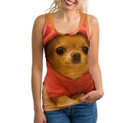 Tank Top, Poppy Flowers Women's Vest, Sleeveless Workout Tops Sport Vest