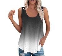 Tank Tops Women UK Today Deals,Ladies Summer Tops Elegant Going Out Hollow Out Scoop Neckline Camisoles Casual Loose Fit Sleeveless Tshirt Work Blouses Tees Swing Flowy Cami Vest Tops