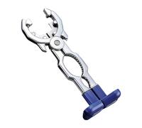 Tank Valve Wrench Aluminium - Precise Tightening Turning Tool | Robust Valve | Safe Release of Pressure for Gas Bottle Camping BBQ Household, Compact Maintenance Tool for Outdoor Use by Tec