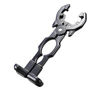 Tank Valve Wrench - Precision Cylinder Adjustment Tool, Heavy Duty Spanner Key | Aluminum Alloy Construction Service Instrument for Pressure Control Systems Outdoor Camping BBQ Home Use, Compact