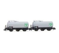 Tank Wagon Rolling Stock 3-Axle Total Freight Train SNCF 1:160 N Gauge 2-Piece