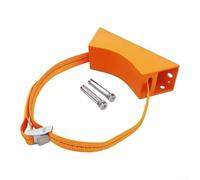 Tank Wall Bracket For RV For Caravan Use Made From Flame Retardant ABS Plastic With Secure Strap Retention System(Orange)