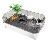 Tank Water Pump Platform with 7S Filter Cotton for Sea Turtles, Tortoises, and Hermit Crabs - Easy Water Change System