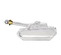 Tank Whiskey Decanter, Creative Empty Wine Jug Refillable Alcohol Liqueur Donor Clear Glass Carafe for Military Veterans Gift,500ml