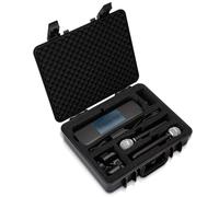 Tankenlid Wireless Mic Case - Hard Shell Case Compatible with Shure BLX288/SM58/PG58/BETA58A, for Mics, Receivers and More