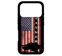 Tanker Abrams Tank Crew Veteran American Flag Case for iPhone 17 Pro