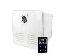 Tankless Hot Water Heater, 55,000 BTU On-Demand System for RVs and Campers, 12V DC Power Supply, Fits 15" x 15" Opening for Efficient Hot Water