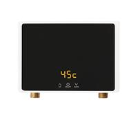 Tankless Mini Hot Water Heater 5500W Electric Thermostatic Heating System for Kitchen Bathroom, Under Sink, Touch Screen Display