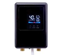 Tankless Water Heater Electric 220 V, 3500W Small Compact Tank Storage Electric Under Sink Instant Hot Water Heater Remote Control Small Water Heater On Demand for Home Kitchen Bathroom (Black)