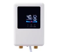 Tankless Water Heater Electric 220V, Electric Under Sink Instant Hot Water Heater Remote Control 3500W Small Water Heater On Demand 3500W for Home Kitchen Bathroom