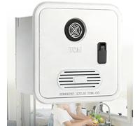 Tankless Water Heater for RVs, 55000 BTU, Energy-Efficient On-Demand Propane Heating, 0.5-3.9 GPM, Compact Design with Remote Controller, Ideal for All RVs
