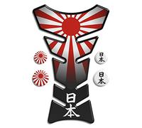 'Tankpad Motorcycle Tank Japan Flag Polymer Design 3D
