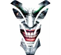 Tankpad Tank Pad Tank Protector Motorcycle Tank - 3D Motorcycle Tank Sticker Compatible with Motorcycle Kawasaki Aprilia Ducati Yamaha Suzuki Honda Villain Batma (Joker Type) Evil Joker - 20 x 15 cm