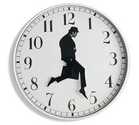 TANKRIN Ministry of Silly Walks Clock, Silly Walk Wall Clock, A Interesting Wall Clock for Living Room Decor, Bedroom, Kitchen, Novelty Home Decor Gifts (Whtie)