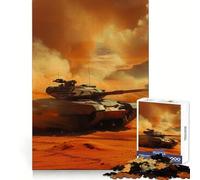 Tanks Engaged in Combat Puzzles for Adults 1000 Pieces Brain Challenge Toy Calm Mind Clear Cut Art Collection Piece (50x75cm)