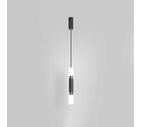 Tanktoyd Long Tube LED 5W Pendant Light Black Cylinder Pipe Pendant Light Postmodern Spot Lights Kitchen Hanging Lamp Dining Room Shop Bar Decoration Made in China