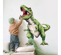 Tanlaby Large Dinosaur Wall Decals T-rex Wall Stickers Peel and Stick Dino Wall Sticker Art Decor for Baby Nursery Boys Girls Kids Toddler Bedroom Playroom Classroom
