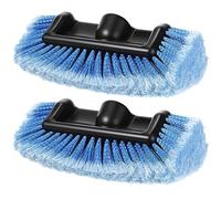 Tanlade 2 Pcs Car Wash Brush Head with Soft Detailing Bristle Flow Through Car Cleaning Brush Exterior Wash Equipment for Auto Truck RV Boat Camper(12 Inch,Blue)