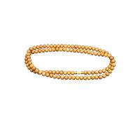 TANMAMA Pure Sandalwood Mala108+1 | 6mm Natural Beads with Secure Lock | Traditional Prayer Beads for Meditation, Japa, Yoga & Spiritual Practice