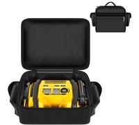Tanmqin Air Compressor Bag Case Compatible with DEWALT 20V MAX Tire Inflator DCC020IB, Portable Storage Carrying Organizer for Air Pump,Battery Pack, Charger and Accessories (Box Only, All Black)
