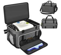 Tanmqin Storage Bag Compatible with Dupray Neat & Neat Plus Steam Cleaner, Large Carrying Case with External Extension Pole Holder, Heavy-Duty Organizer for Dupray Steam Cleaner Accessories (Bag Only)