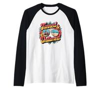 Tanned And Untamed Beach Adventure Raglan Baseball Tee