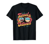 Tanned And Untamed Beach Adventure T-Shirt