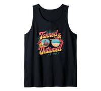 Tanned And Untamed Beach Adventure Tank Top