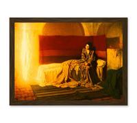 Tanner The Annunciation A4 Artwork Framed Wall Art Print Artery8 Brown One Size