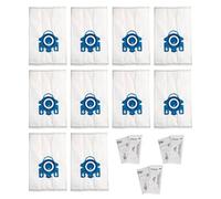 Tanness 10 Pack Vacuum Cleaner Bags with 3D Technology in White Tanness White