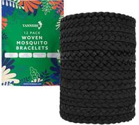 Tanness 12 Pack Mosquito Repellent Bracelet - Long-Lasting Insect & Mosquito Bands, DEET-Free Insect Repellent Bracelet for Kids & Adults, Travel & Holiday Essentials for Outdoor Protection